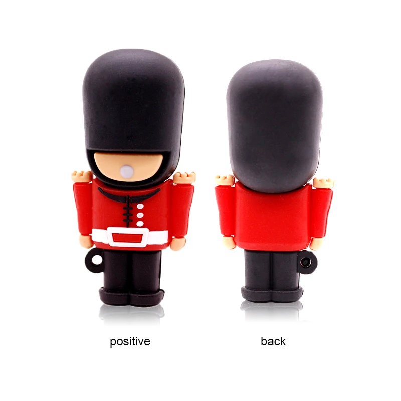 USB Flash Drive 4GB 8GB 16GB 32G 64GB Memory Stick Pendrive Cartoon Handsome British Guard Pen Drive USB Flash Drive 4GB 8GB 16GB 32G 64GB Memory Stick Pendrive Cartoon Handsome British Guard Pen Drive