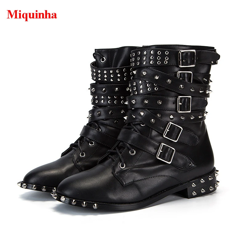 spike studded boots