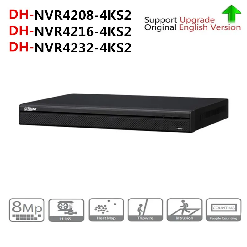 DH NVR 4K Video Recorder NVR4208-4KS2 NVR4216-4KS2 NVR4232-4KS2 With 2SATA Interface Support H265 IP Camera DH NVR 4K Video Recorder NVR4208-4KS2 NVR4216-4KS2 NVR4232-4KS2 With 2SATA Interface Support H265 IP Camera
