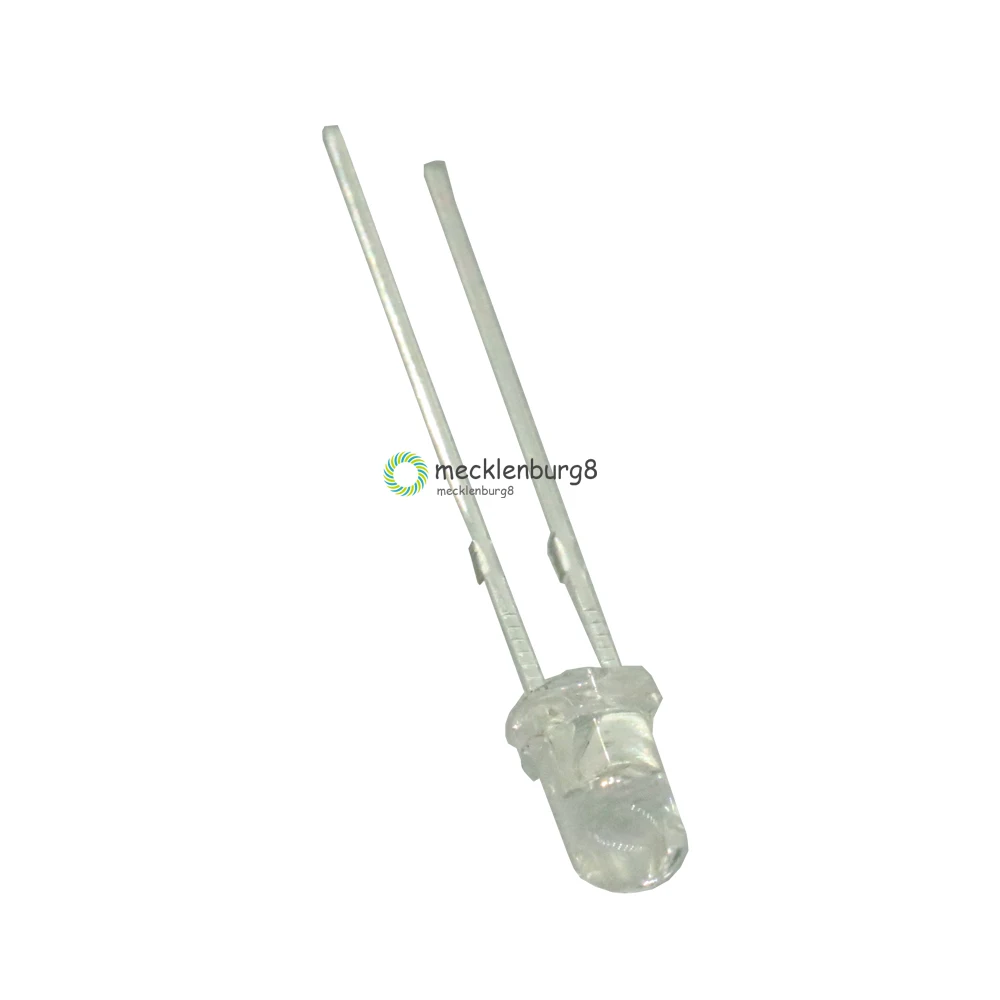 

100 pcs LED 3mm green color green light super bright