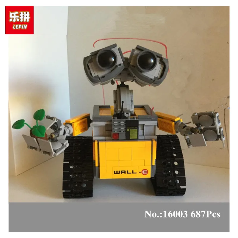 aliexpress buy in stock 687pcs free shipping 2017 new lepin 16003 idea robot wall e aliexpress buy in stock 687pcs free shipping 2017 new lepin 16003 idea robot wall e