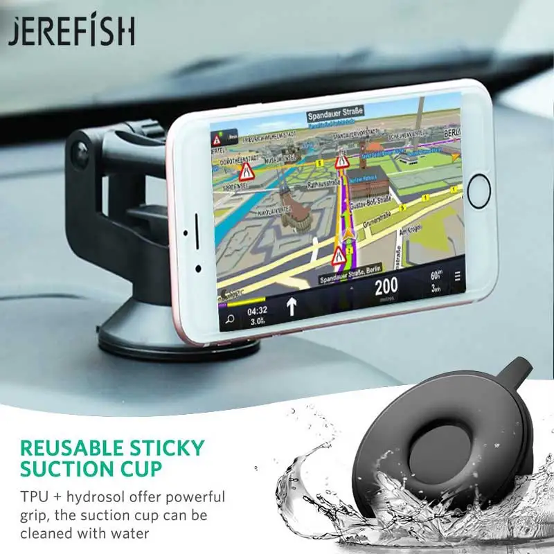 JEREFISH Car Dashboard Magnetic Phone Holder