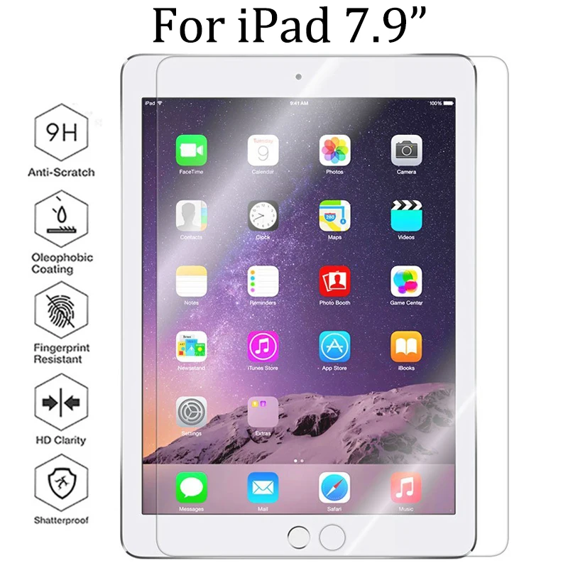 

For iPad mini 4 glass for Apple iPad mini 2 3 5 tempered glas screen protector i pad mi ni protective film 9h protection protect