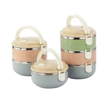 

Lunch Box Stainless Steel Leakproof Lunch Container with Insulated Bag Food Storage Container HFing