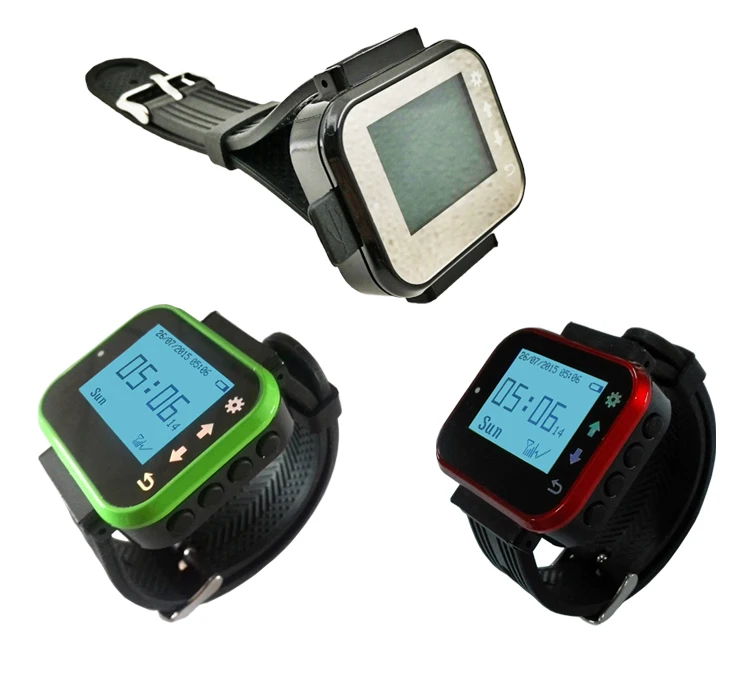 

High quality Restaurant calling watch receiver for waiter use K-300plus (show 3 number one time)