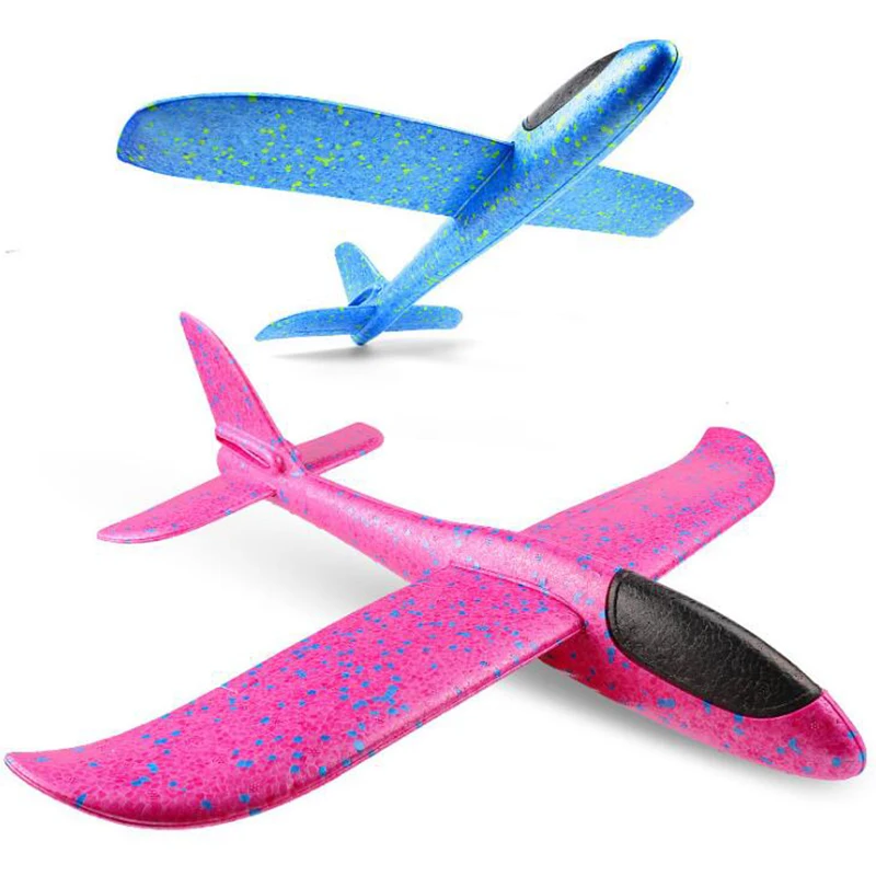 

New 2019 DIY Hand Throw Flying Glider Planes Toys For Children Aeroplane Model Fillers Flying Glider Plane Kids Toys CZ875