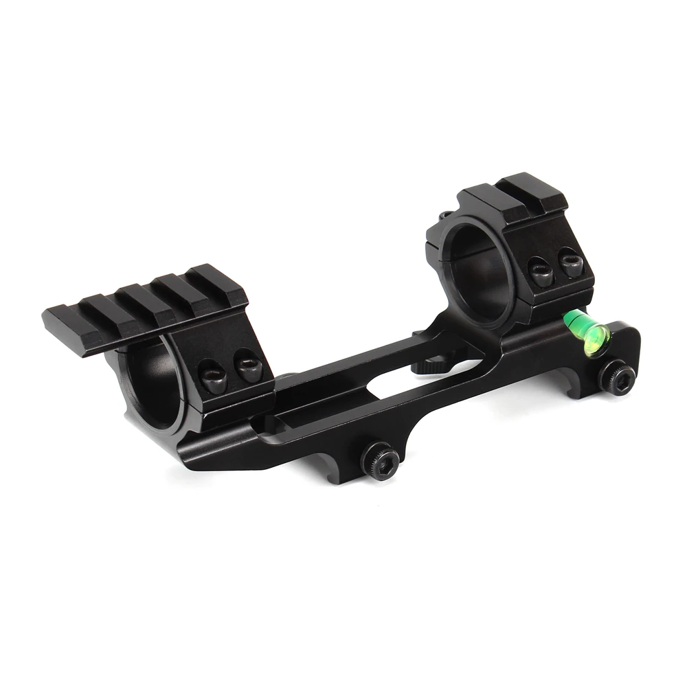ohhunt QD 1 inch 30mm Rings Integral Hunting Scope Mount Picatinny Rail Ar15 Ak 47 Bracket for Optical Sight with Bubble Level (8)