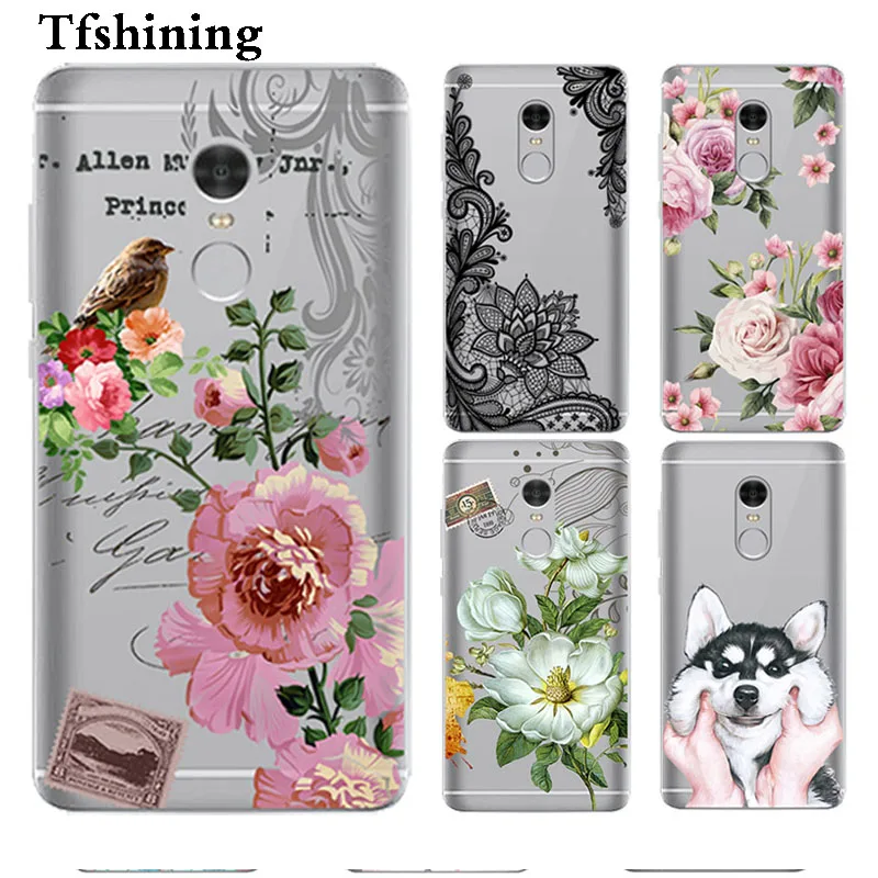 Чехлы Tfshining для Xiaomi Redmi Note 4X 3 ГБ + 32 силиконовый мягкий чехол-накладка 4 чехол
