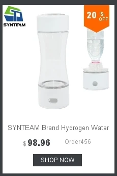 Synteam водородная бутылка с ионизатором воды многофункциональный адаптер минеральная вода бутылка щелочная вода водород генератор WAC018
