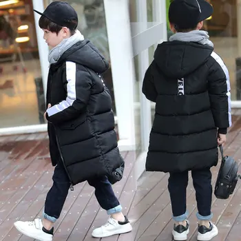 

Cotton Long Version Hooded Jacket for Newborns Girl Boy Autumn Winter Overalls Coats Children's Clothing Cloth High Quality 1-9T