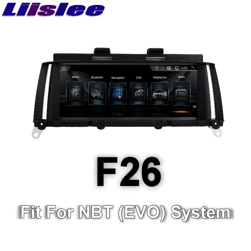 Perfect For BMW X4 F26 2014~2017 LiisLee Car Multimedia GPS Audio Hi-Fi Radio Stereo Original Style For NBT Navigation NAVI 3