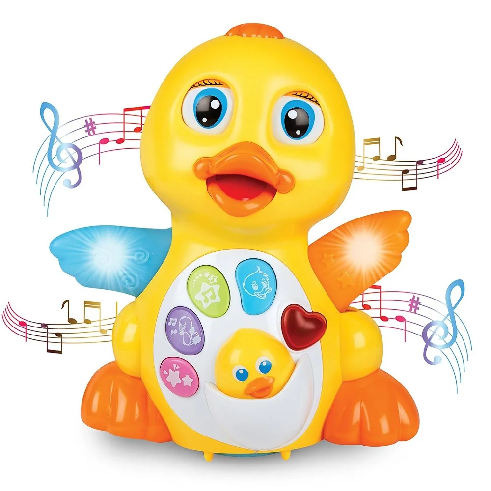 Litchi Kids Toys Musical Duck Toy Lights Action With Adjustable Sound,Toys for 1 2 3 year girls and boys kids or toddlers Litchi Kids Toys Musical Duck Toy Lights Action With Adjustable Sound,Toys for 1 2 3 year girls and boys kids or toddlers