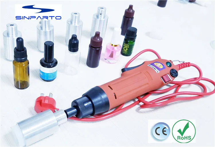 

Manual Electric eliquid Capping Machine for screw cap,screw capper plastic bottle capping machine essential oil cap capper