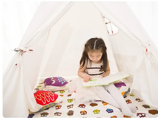 Ребенок вигвама хлопковое полотно палатки детские палатки Детские игровой дом детские игрушки палатка