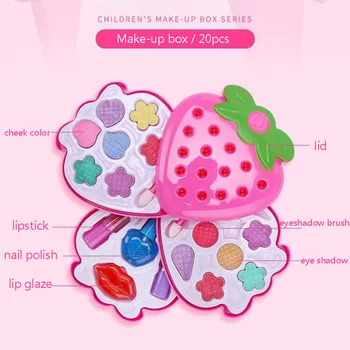 

Lipstick Simulation Toys Princess Girls Pretend Play Safe Kids Girls Makeup Set Kit Toy Cosmetics Play Sets Education Gift