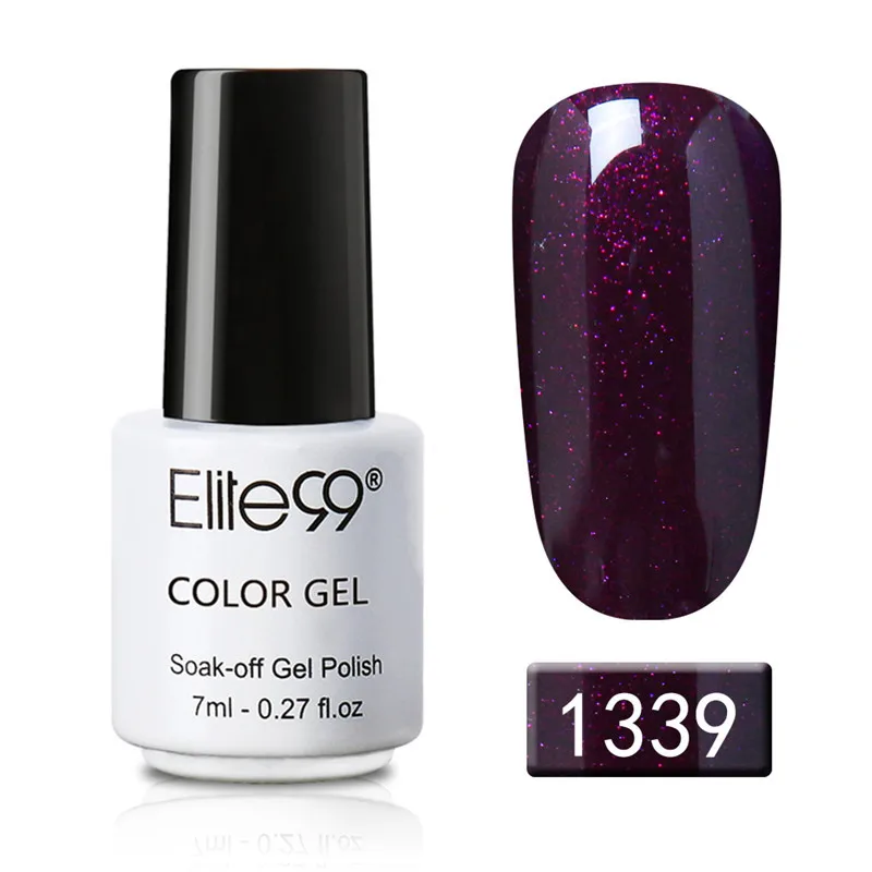 Elite99 7 мл Гель-лак для ногтей 58 цветов УФ-лак для Ногтей Стойкий лак для ногтей лучшие гели для дизайна ногтей - Цвет: 1339
