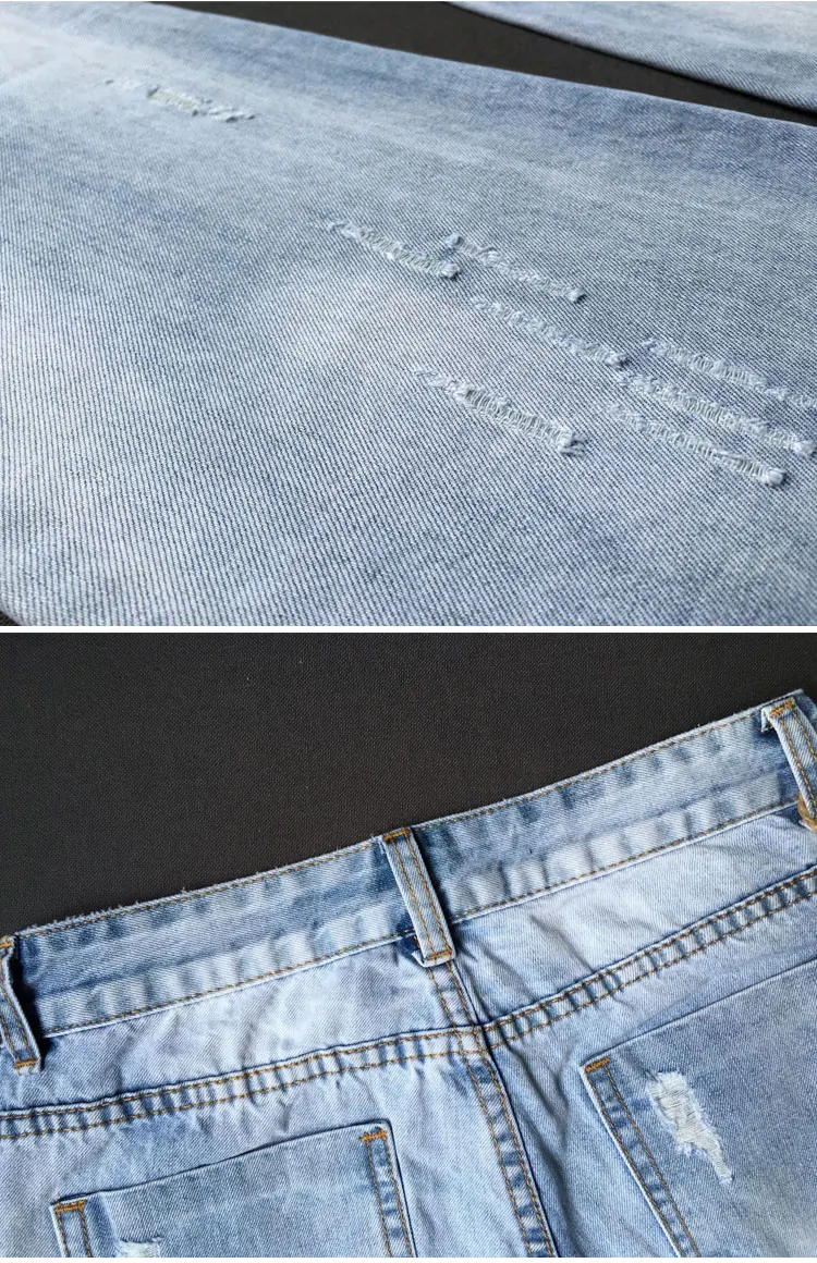 2019 Весна с Высокая Талия расклешенные женские джинсы клеш Рваные джинсы для женские брюки с широкими штанинами деним жира мама женские