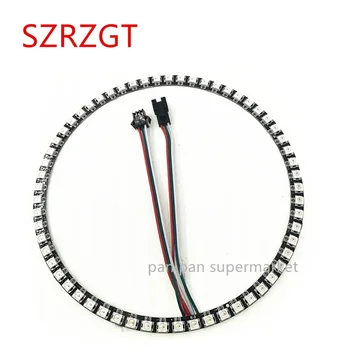 

WS2812B pixel Ring 60 LEDs 172MM WS2812 SK6812 5050 RGB LED Ring WS2811 ic Built-in RGB DC5V