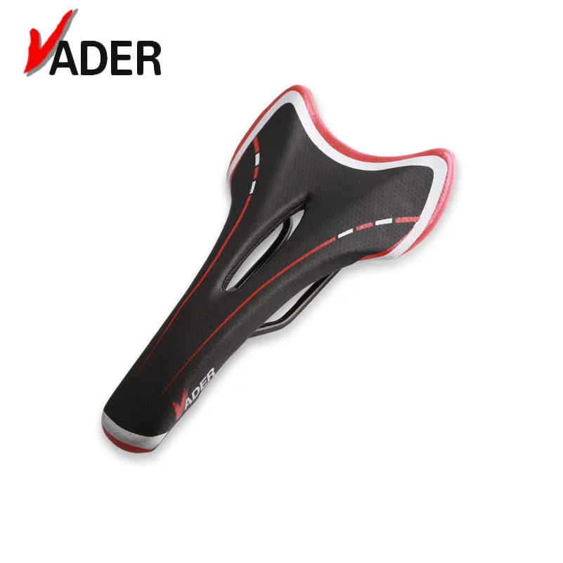 

2017 Bike Saddle MTB Road Bicycle Saddle Seat PU Leather High Quality Cycling Mountain Seat Black White Red Cr-Mo Steel VD-3412