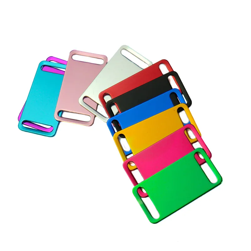 

Wholesale 100Pcs For Dog Tags Personalized Pet Tags Customized Pet ID Tags For Dogs Cat Laser Engraving Dog ID Tags Aluminium