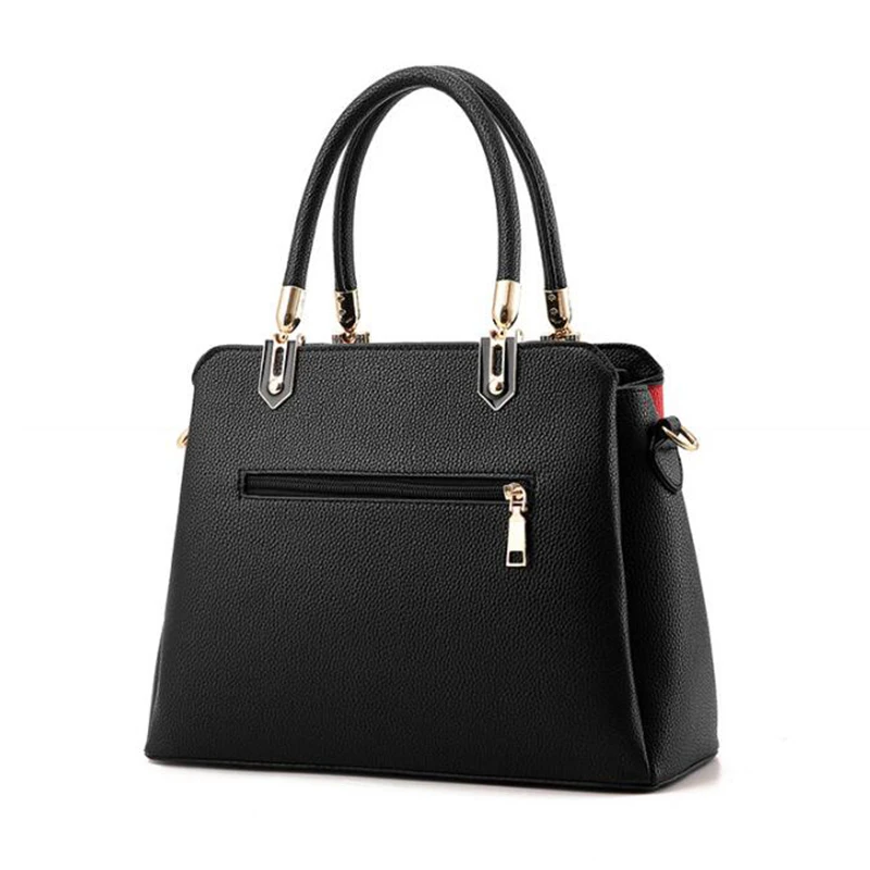 خمر الإناث حقيبة كتف خياطة ألوان جلد النساء أعلى مقبض حقيبة يد Bowknot Crossbody حقيبة ساعي أسلوب بسيط