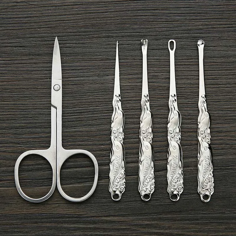 Инструменты для маникюра, педикюра, нержавеющая сталь, синий Дельфин, кусачки для ногтей, набор для ухода за волосами для женщин