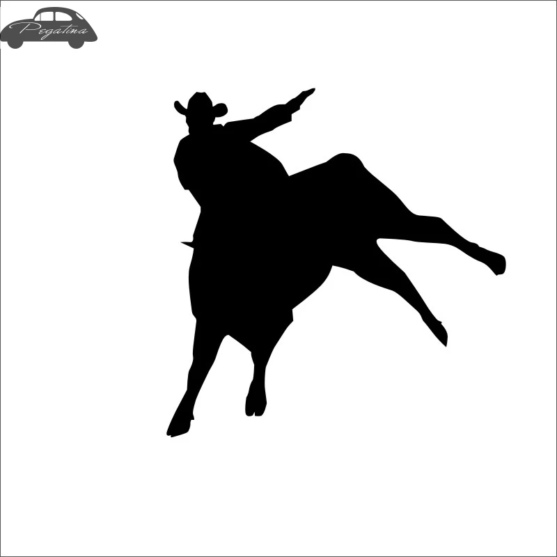 Horse Riding Bull Racing Decal Car Cowboy Sticker Horserace Poster Vinyl Wall Decals Pegatina Decor Mural Sticker