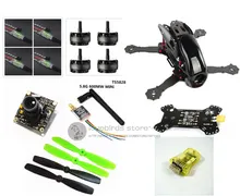 DIY FPV mini drone Robocat 270 V2 quad Fiberglass / carbon fiber frame kit mini CC3D+EMAX RS2205 2300KV + BL12A ESC +TS5828