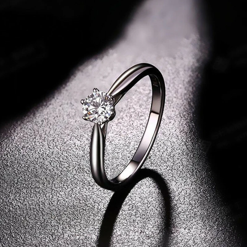simple cz zircon wedding engagement rings (9)