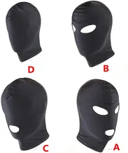 SM Sex Toy Safe Bandage Hood Head Cover Breathable Sponge Eye Mask Asphyxiation Bondage Couples Flirting Adult Games Products