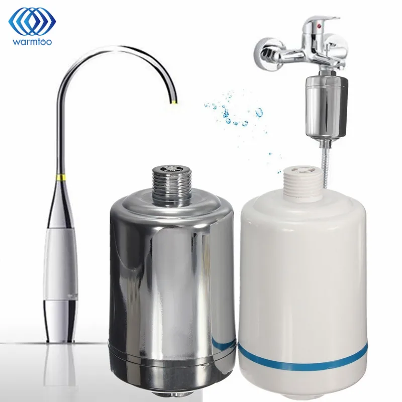 

Chlorine Removing Shower Filte Faucet Water Purifier Softener Remove Water Purifier Chrome Fit For Kitchen Bathroom