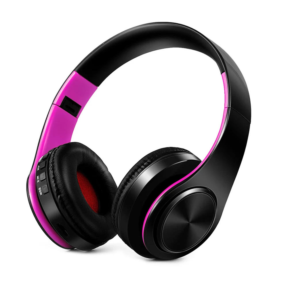 Ver-ear Stereo Bluetooth наушники с микрофоном 4 в 1 Беспроводной 0 гарнитуры MP3 плеер TF карты