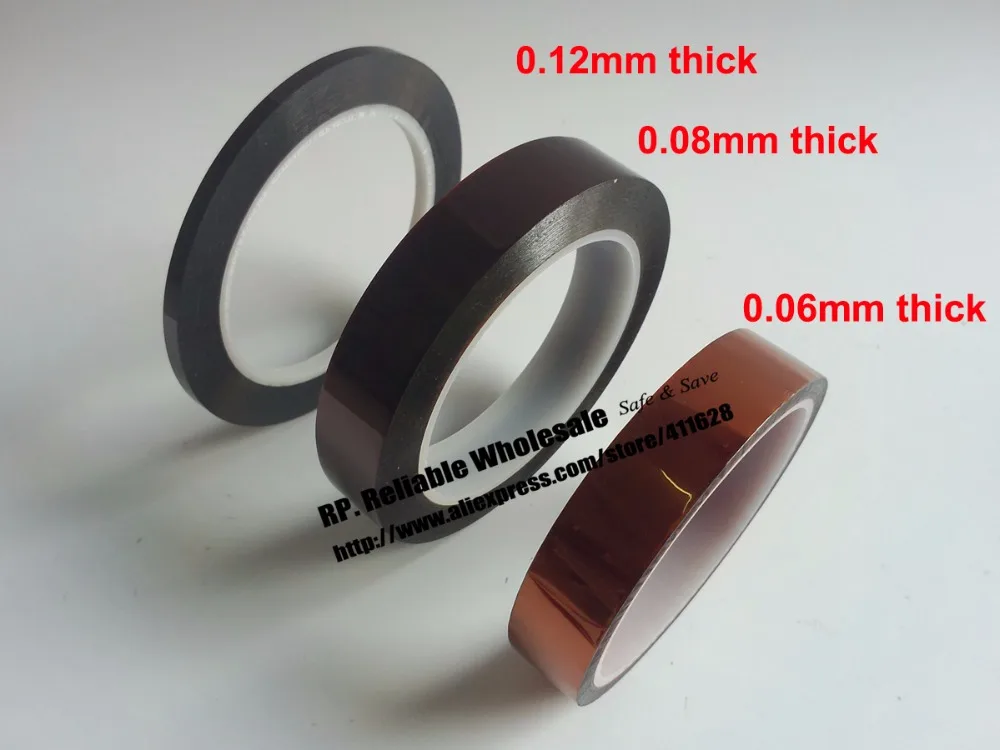 

60mm*33M* 0.12mm thick, Heat Withstand Polyimide Film tape fit for Transformers, Golden Point Protect