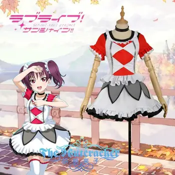 

[STOCK] 2018 Anime Love Live Sunshine All menber Saint Snow SJ Uniform Stage Dress Cosplay Costume For Halloween Free Shipping.