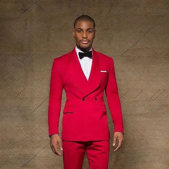 

2017 Latest Coat Pant Designs Red Wedding Suits for Men Slim Fit 2 Piece Groom Tuxedo Custom Style Suit Prom Blazer Masculino
