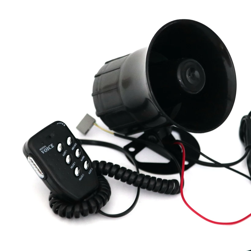 Online Coche de la motocicleta Auto fuerte bocina de aire 125dB sirena sonido alarma megáfono Van camión barco 50w 12v seis Tono de modificación