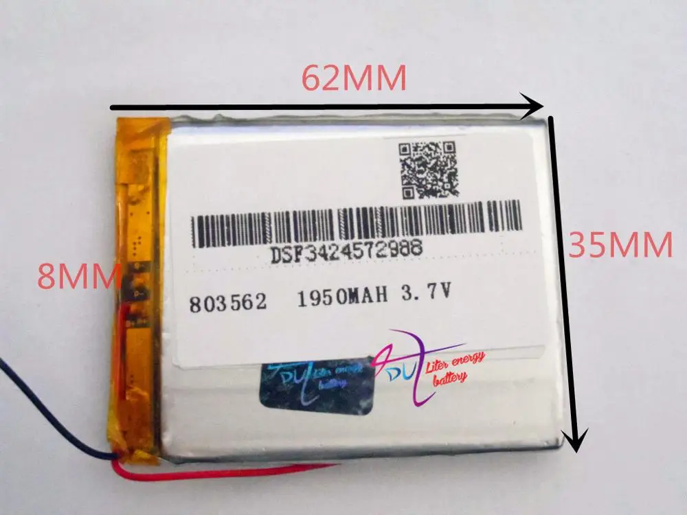 Литий ионный/литий ионный аккумулятор для моделей самолетов GPS mp3 mp4 сотовых