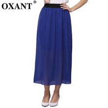 Для женщин юбка новая мода Производители внешнеторговые милые горячие Стиль с резинкой в талии сексуальный большой Размеры шифон, высокая талия