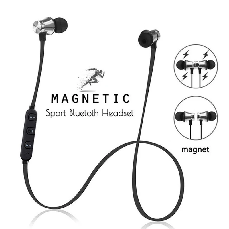 

Sport Bluetooth Earphone Magnetic Headphone Wireless Sports Sweatproof Headset Bass Music Headset for IPhone Xiaomi Headphone