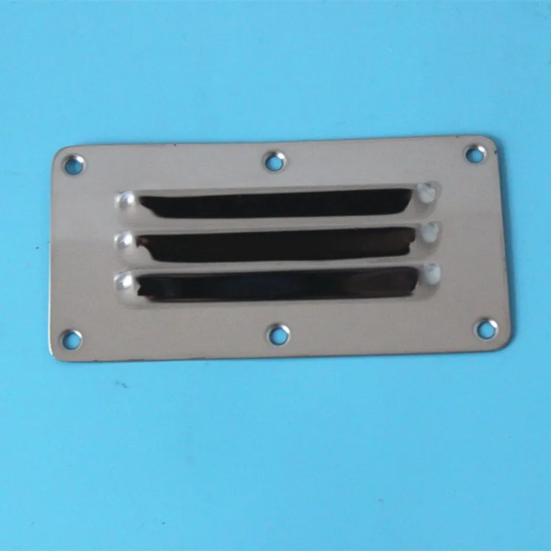 2xhigh качество Нержавеющая сталь, устанавливаемое на вентиляционное отверстие в салоне автомобиля для противотуманных фар вентиляционная решетка крышка 126X65 мм