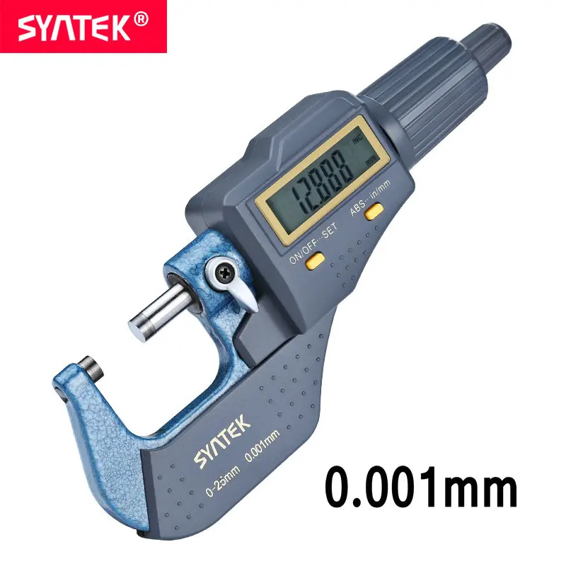 Syntek 0 001 мм 25 микрон цифровой внешний микрометр Электронный датчик
