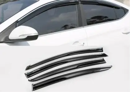 Защитный козырек на окна для Hyundai Elantra пластиковый защитный от солнца и дождя