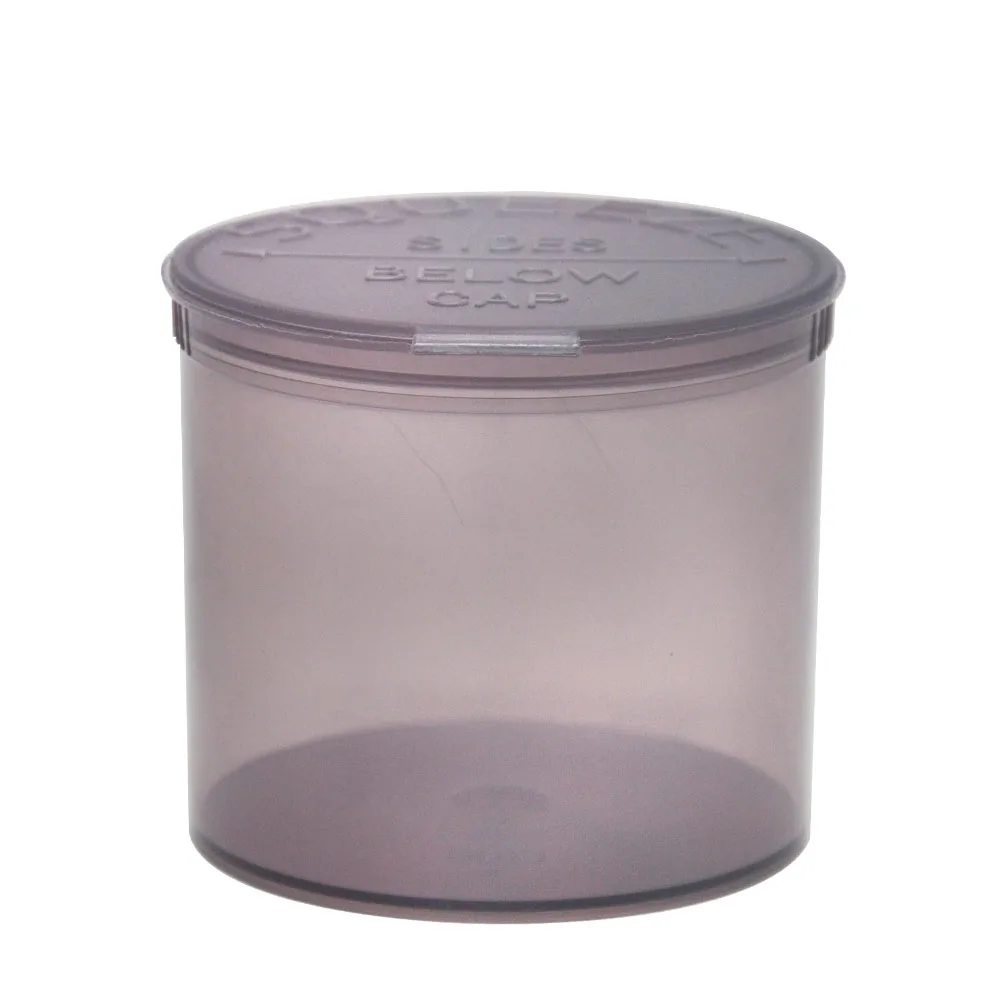 

90 Dram Empty Squeeze Pop Top Bottle-Vial Herb Box Acrylic Plastic Stroage Stash Jar Pill Bottle Case Box Herb Container
