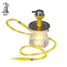 SY 1 компл. Nieuwe collectie акрил кальян PIP полный набор красочные Дистанционное управление огни кальян