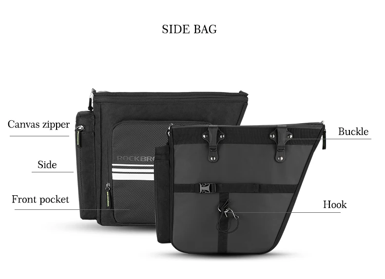 Perfect ROCKBROS 3 in 1 Waterproof Bicycle Bags Pannier 48L MTB Mountain Bike Rack Bag Bicycle Rear Seat Trunk Bag With Rain Cover 24 Perfect ROCKBROS 3 in 1 Waterproof Bicycle Bags Pannier 48L MTB Mountain Bike Rack Bag Bicycle Rear Seat Trunk Bag With Rain Cover 24