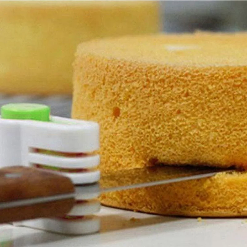 1 шт. пластиковая Кухня DIY торт хлеб резак выравниватель слайсер Режущий Фиксатор инструмент 5 слоев инструменты Инструменты для торта кухня аксессуары