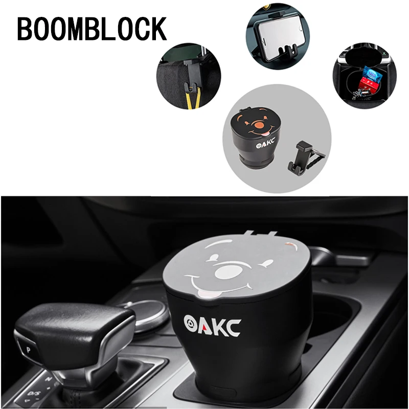 

Car multi-function trash can storage mobile phone holder for Renault Megane 2 Captur Mitsubishi ASX Jeep Wrangler Peugeot 207