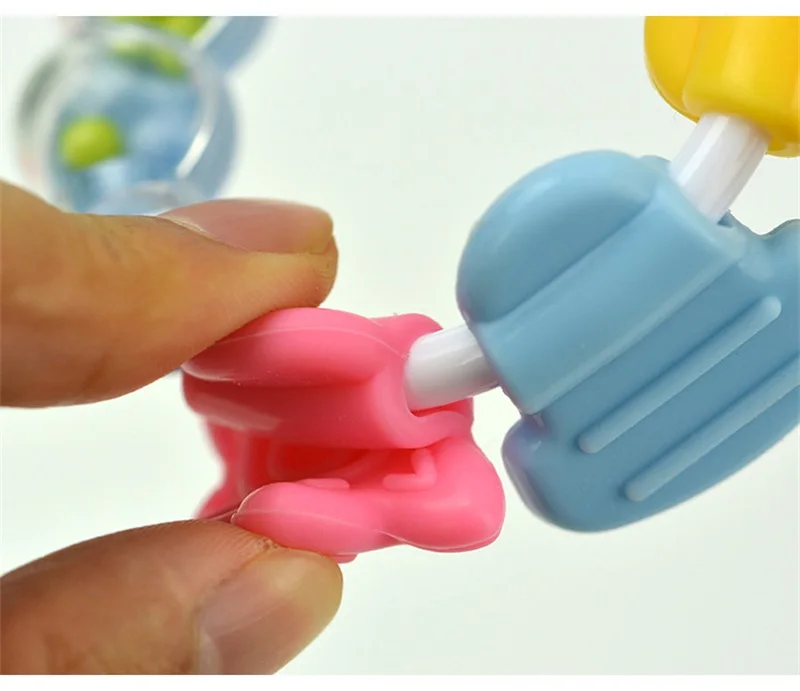 Детский Прорезыватель с героями мультфильмов развивающие мобильные телефоны игрушки зубы кусая детская игрушка-погремушка кровать колокольчик силиконовый колокольчик Jingle подарки на день рождения