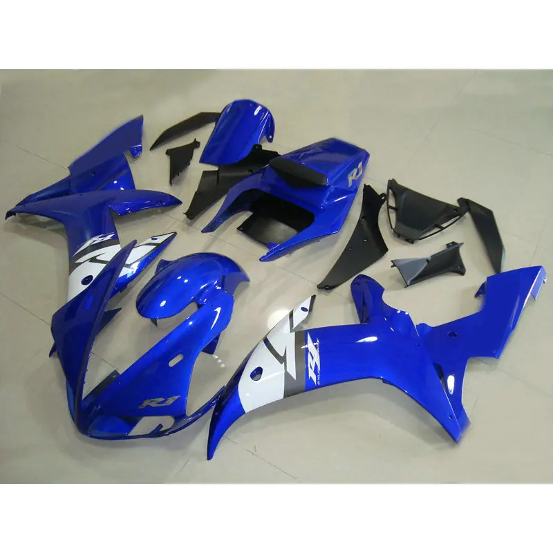 ABS для мотоциклов впрыска фабрика Обтекатели набор для YAMAHA R1 2002 2003 YZF R1 02 03 YZF 1000 синий белый дорога/race наборы обтекателей
