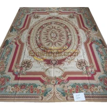 Ковер спальни aubusson ковер ручной работы шерстяные ковры K15 10x12 GC 12 5aub yg15